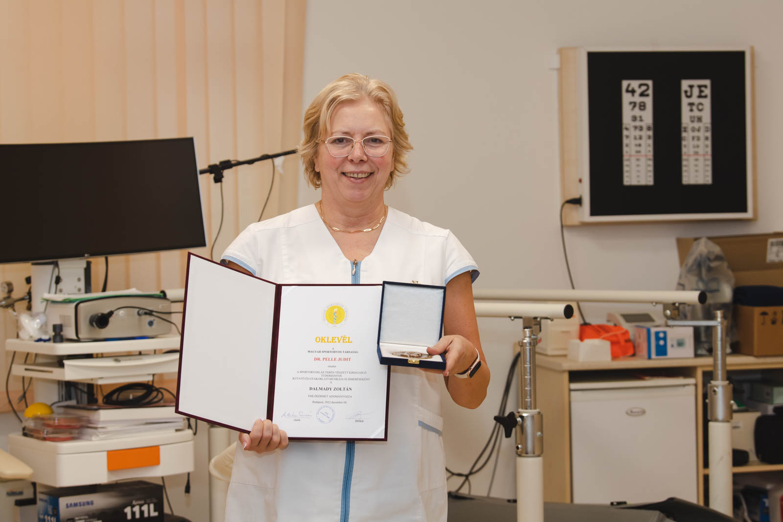 Kitüntették Pelle Judit doktornőt